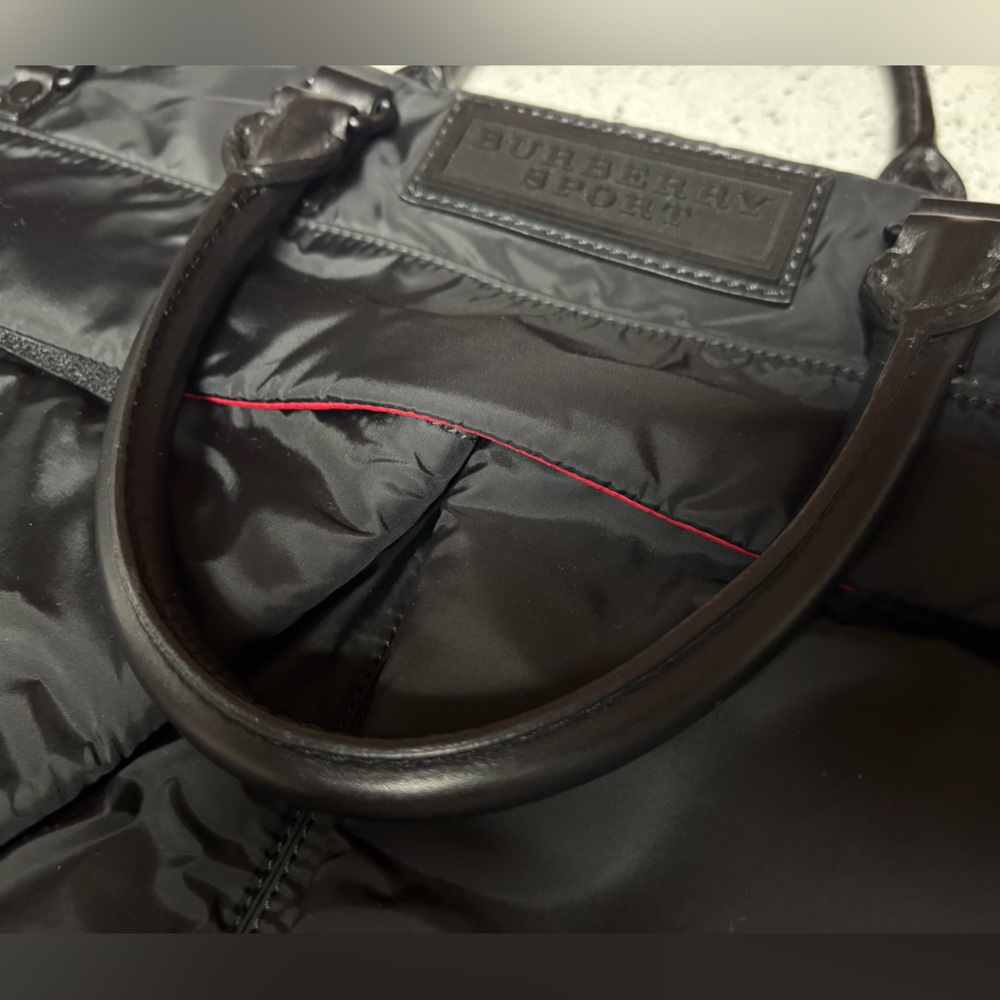 BURBERRY NWOT Sport Nylon and Leather Tote Bag - Picture 8 of 12